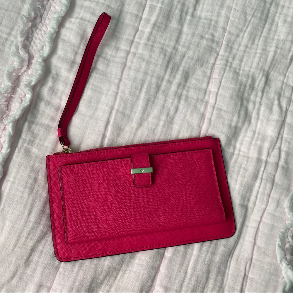 Pink Kate Spade New York Wristlet Wallet